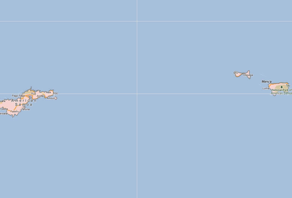 Manua American Samoa Map